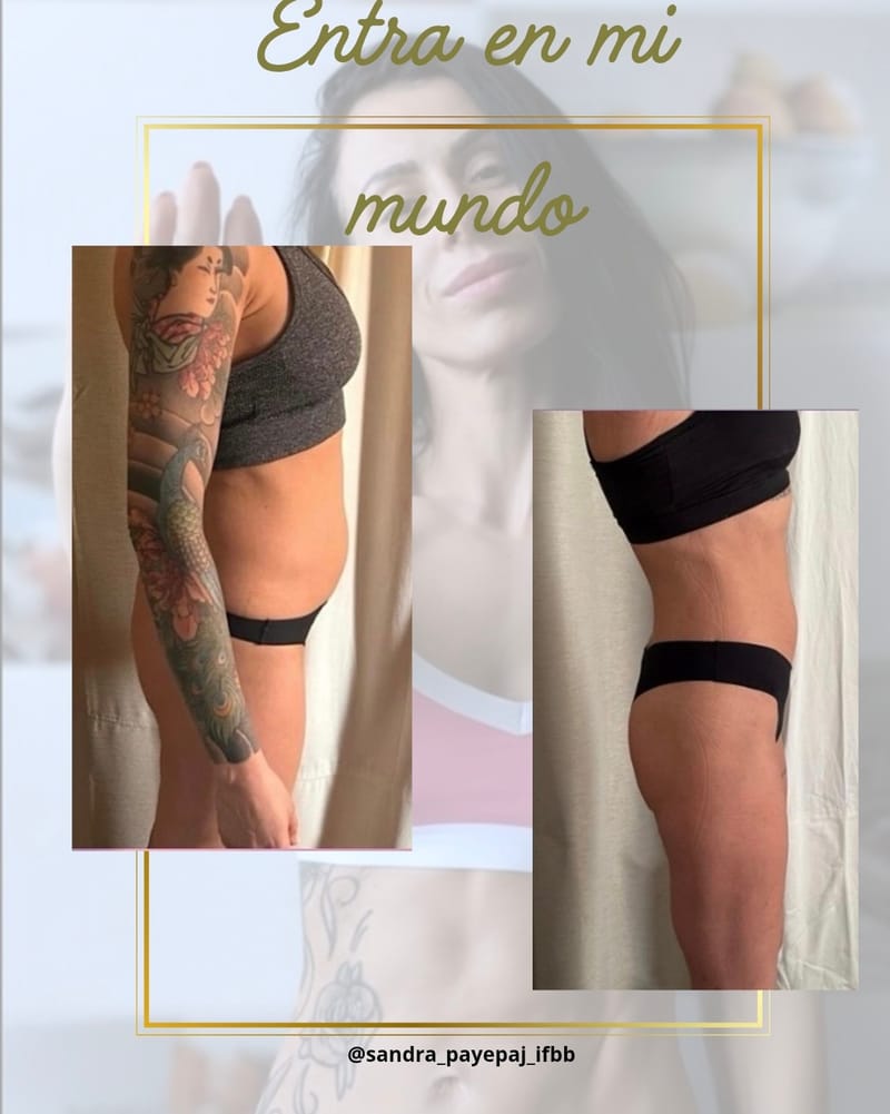 Antes y después de una clienta de Sandra